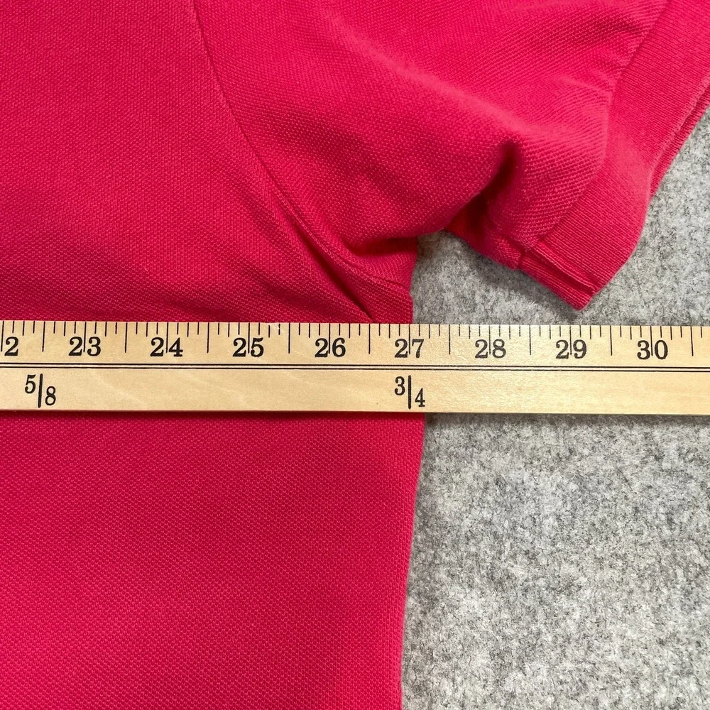 Polo Ralph Lauren Mens Polo Shirt XXL Red Short Sleeve Pique Pony Logo